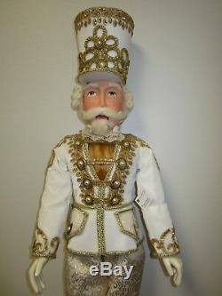 Katherine's Collection Thread Of Gold Nutcracker 32 Doll Prop Display Christmas