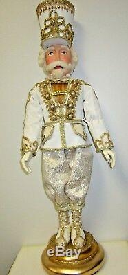 Katherine's Collection Thread Of Gold Nutcracker 32 Doll Prop Display Christmas