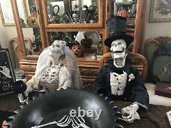 Katherine's Collection/Wayne Kleski Rare Life Size Skeleton Groom Halloween