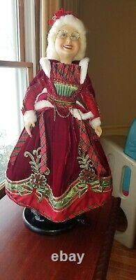 Katherine's Collection Wishes 24 Inch Mrs Santa Doll