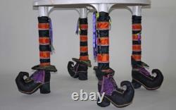 Katherine's Collection Witch Table Leg Sleeves NEW 14-814226 Halloween Set Of 4