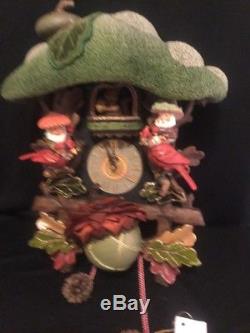 Katherine's Collection Woodlander Christmas Cuckoo Clock Display
