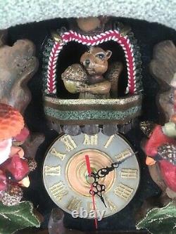Katherine's Collection Woodlander Cuckoo Clock Display 28-530469 NEW Christmas