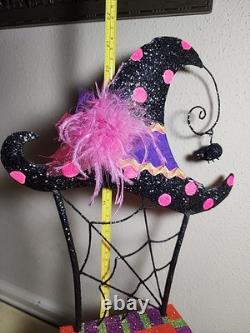 Katherine's collection witch Hat Glitter Halloween Doll Chair 21