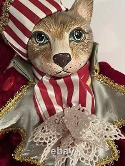 Katherines Collection Wayne Kleski PUTNAM & PRUDENCE Christmas Cats Dolls