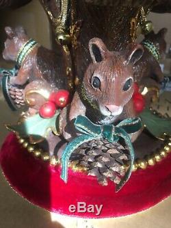 Katherines Collection Woodland Renaissance Critter Urn NEW 28-29952 Squirrels