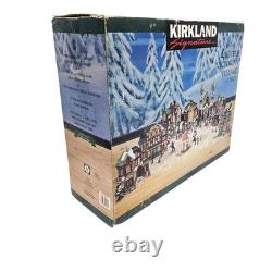 Kirkland Christmas 37 Piece 1997 Lighted Victorian Village 59979 Buildings only