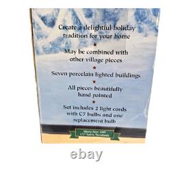 Kirkland Christmas 37 Piece 1997 Lighted Victorian Village 59979 Buildings only