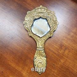 Krewe Of Rex 1899 hand mirror, New Orleans Mardi Gras souvenir