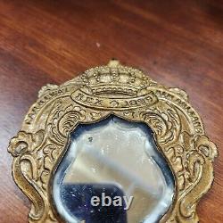 Krewe Of Rex 1899 hand mirror, New Orleans Mardi Gras souvenir