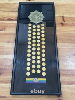 Krewe of Bacchus Doubloon Set 1968-2018. Full 51 Coin Mardi Gras Celebrity Krewe of Bacchus Doubloon Set 1968-2018. Full 51 Coin Mardi Gras Celebrity