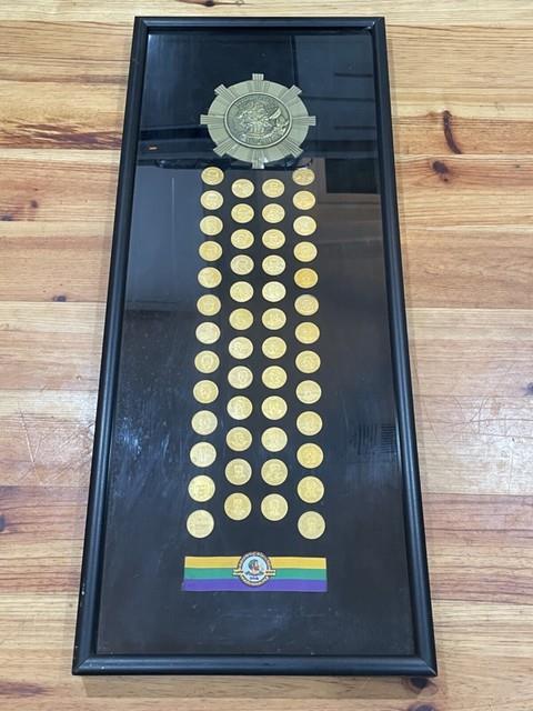 Krewe Of Bacchus Doubloon Set 1968-2018. Full 51 Coin Mardi Gras Celebrity