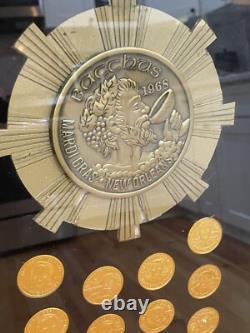 Krewe of Bacchus Doubloon Set 1968-2018. Full 51 Coin Mardi Gras Celebrity Krewe of Bacchus Doubloon Set 1968-2018. Full 51 Coin Mardi Gras Celebrity