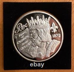 Krewe of Rex 2026 Fine Silver. 999 Doubloon Mardi Gras Favor