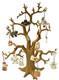 Lenox Halloween Ornaments With Tree Stand Ghost Cat Bat Pumpkin Mummy Witch 13