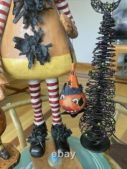 LOT OF Bethany Lowe VTG HALLOWEEN CANDY CORN Figure 22, Little Kid 12, Tree 15