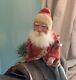 Large Antique Santa On Donkey Nodder German Candy Container Vtg Christmas Toy