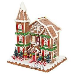 Large Gingerbread House 12in with Light NEW RAZ Christmas rz19chtrp