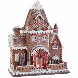 Large Lighted Gingerbread Mansion 16.5in RAZ NEW RAZ Christmas rz19chtrp