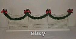 Large Vintage Byers Choice LTD The Carolers Front Door Wreath 1992 With2 Fences