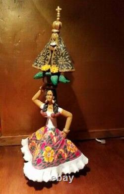 Larger Virgin of Soledad Market Vendor woman Concepcion Josefina Aguilar Mexico