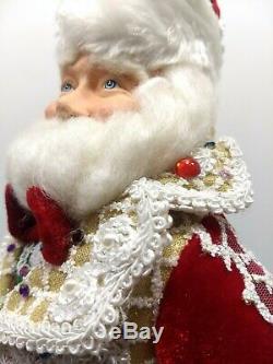 Lavish Sweet Christmas Santa Doll 18 Adjustable Hat- Katherine's Collection