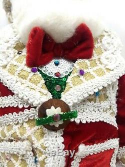 Lavish Sweet Christmas Santa Doll 18 Adjustable Hat- Katherine's Collection