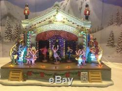 Lemax Christmas Nutcracker Suite Stage Show Action/Lites Music Box SEE VIDEO
