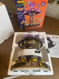 Lemax Spooky Town Octo-Swing 14379 Lights Sounds Animated Carnival Ride
