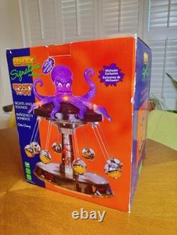 Lemax Spooky Town Octo-Swing 14379 Lights Sounds Animated Carnival Ride