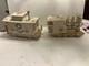 Lenox Beige Gold Porcelain Holiday Junction Collection Engine Train With Caboose