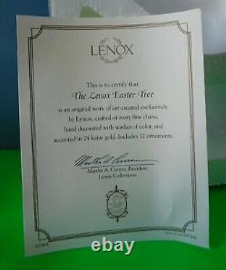 Lenox Easter Decoration Dogwood Tree 12 Ornaments Fine China 2004