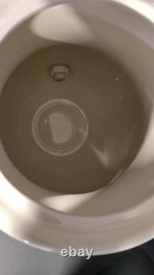 Lenox Holiday Beverage Dispenser Holly Ceramic Gold Spigot w Lid Box