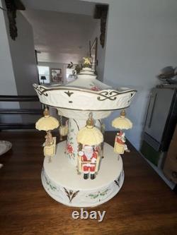 Lenox Holiday Carnival Swing Musical Animated Centerpiece