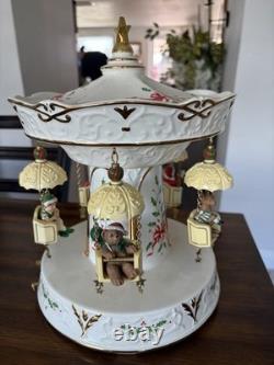 Lenox Holiday Carnival Swing Musical Animated Centerpiece