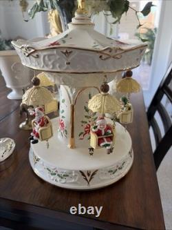 Lenox Holiday Carnival Swing Musical Animated Centerpiece