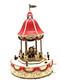 Lenox Holiday Gazebo Centerpiece Sitting On Santa's Lap Music Box