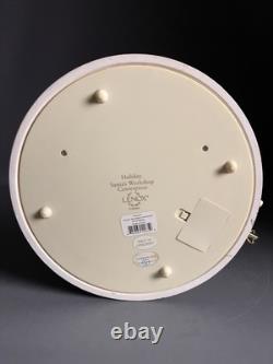 Lenox Holiday Santa's Workshop Toyland Lighted Train Musical Centerpiece