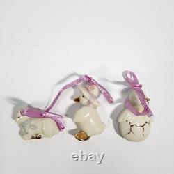 Lenox Porcelain Easter Tree Set With11 Ornaments 4 Eggs and 7 Animals IOB EUC