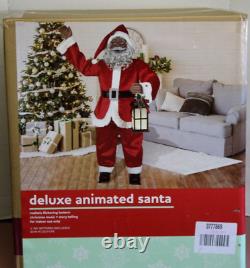 Life Size 60 DELUXE ANIMATED SINGING STORY TELLING Black Santa NEWithSEALED BOX