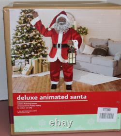 Life Size 60 DELUXE ANIMATED SINGING STORY TELLING Black Santa NEWithSEALED BOX