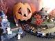 Lighted Pumpkin Train Tunnel Display Platform Base For Dept 56 Village Display