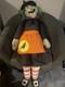 Lillian Vernon Vintage Witch Halloween Seasonal Life Size Plush Decor