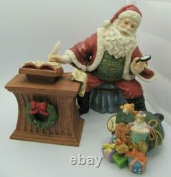 Living Home Christmas 8 pc. Santa Scene Fine Porcelain