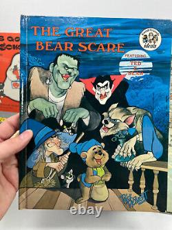 Lot (10) vtg 60s 70s Halloween hardcover kids books GUS Dorrie Witch Monsters