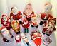 Lot -12 Rare Vintage Santas Celluloid Gurley Spun Cotton Rosbro Walker Etc Read