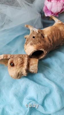 Lot 2 Antique West Germany Paper Mache Composition Easter Bunny Rabbits READ Lot 2 Antique West Germany Paper Mache Composition Easter Bunny Rabbits READ