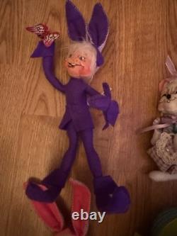 Lot Of 18 Annalee Easter And Spring Time Various Sizes And Years Figures