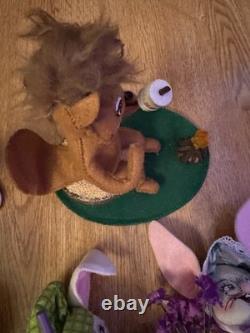 Lot Of 18 Annalee Easter And Spring Time Various Sizes And Years Figures