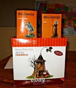 Lot Of 3 DEPARTMENT 56 HALLOWEEN VILLAGE DECORATIONS (Buy 1-Some-All)